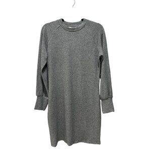 STEVE MADDEN Women Gray Long Sleeve Sweater Dress LARGE